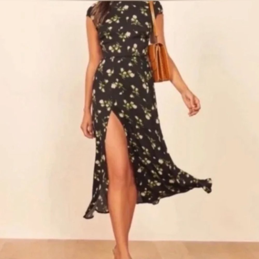 Reformation Gavin Dress Size 2 in Rosalee Floral Print - Picture 3 of 6